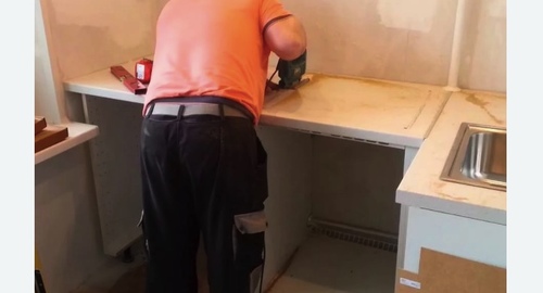 Сборка кухонного гарнитура. Новогиреево